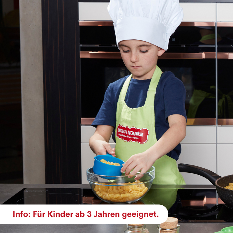 Band 5 "Ofenrezepte" inkl. Kinder-SCHÜRZE & 5-teiligem Messbecher-Set