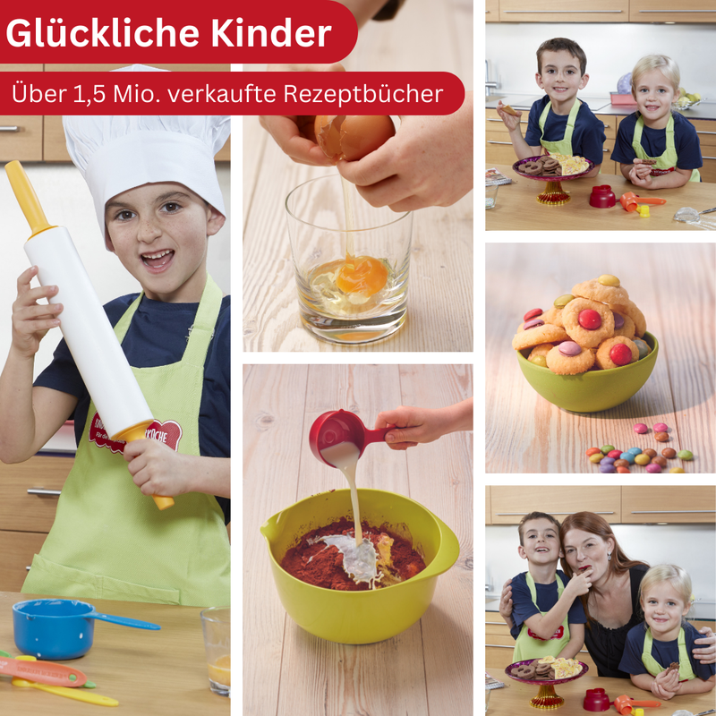 Band 2 "Leckere Backideen für Kinder" - Backbuch ohne Messbecher-Set