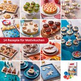 Band 8 "Kreative Motivkuchen" - Backbuch ohne Messbecher-Set