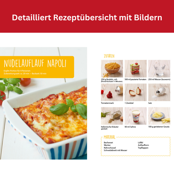 Band 5 "Ofenrezepte" - für die ganze Familie, Familien-Kochbuch ohne Messbecher-Set