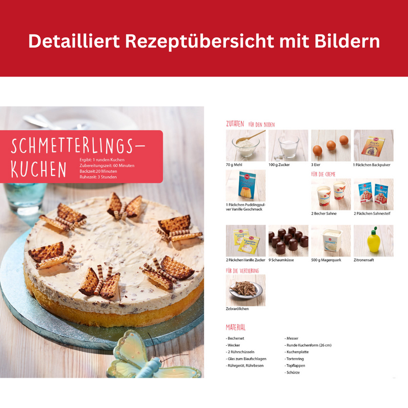 Band 8 "Kreative Motivkuchen" - Backbuch ohne Messbecher-Set