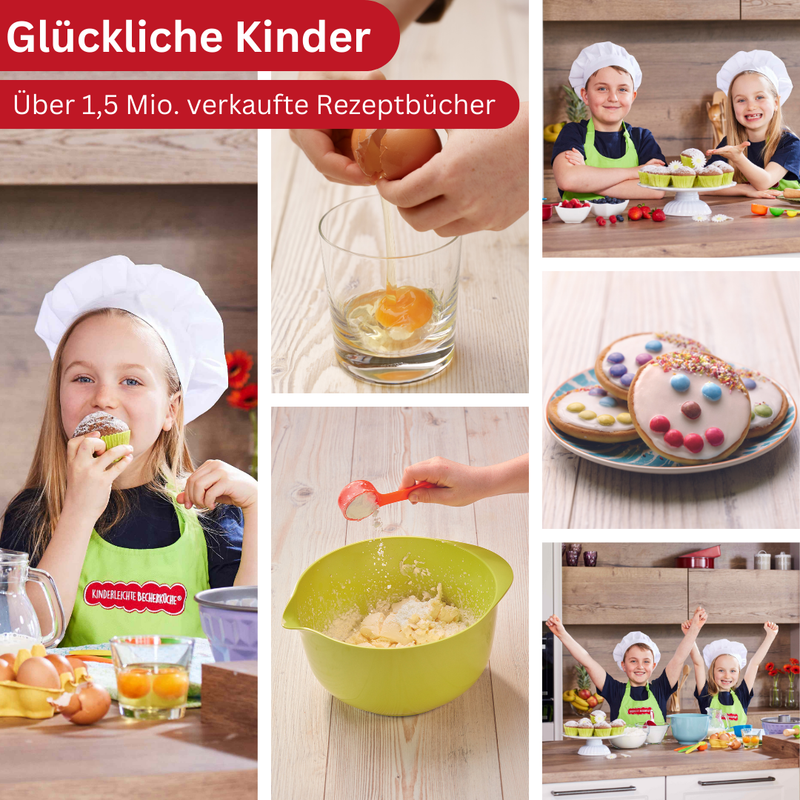 Band 2 "Leckere Backideen für Kinder" Backbuch inkl. 3-teiliges Messbecher-Set